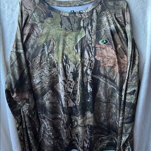 Mossy Oak Woodland Camo Long Sleeve Shirt 3xl (54-56)